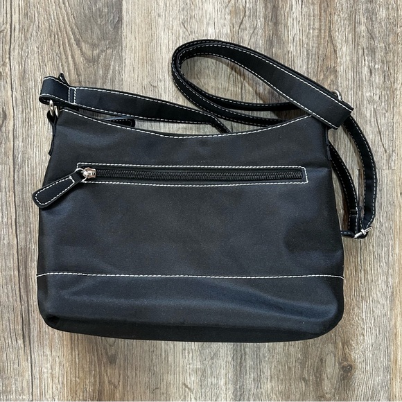 Stone Mountain Accessories Black Crossbody Bag with Embossed Design - Picture 6 of 10